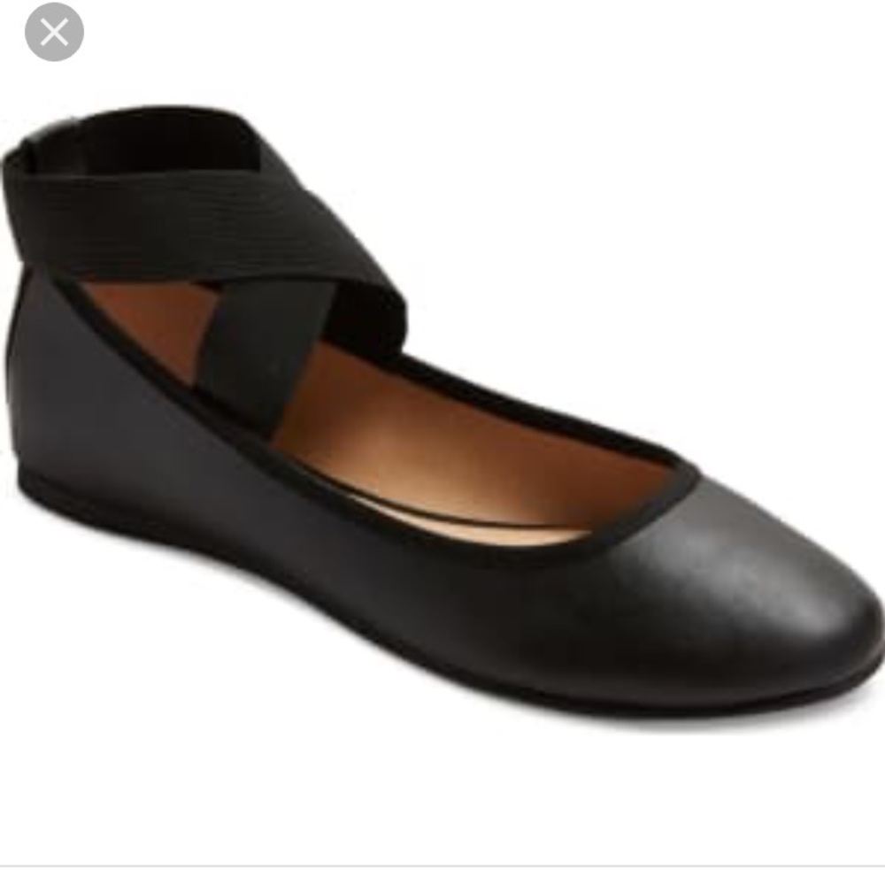 Mossimo Jane Elastic Ankle Wrap Ballet Flats 9M